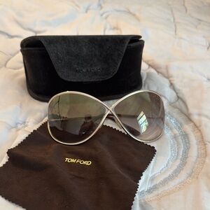 Authentic Tom Ford Women's Sunglasses - Gold and Brown